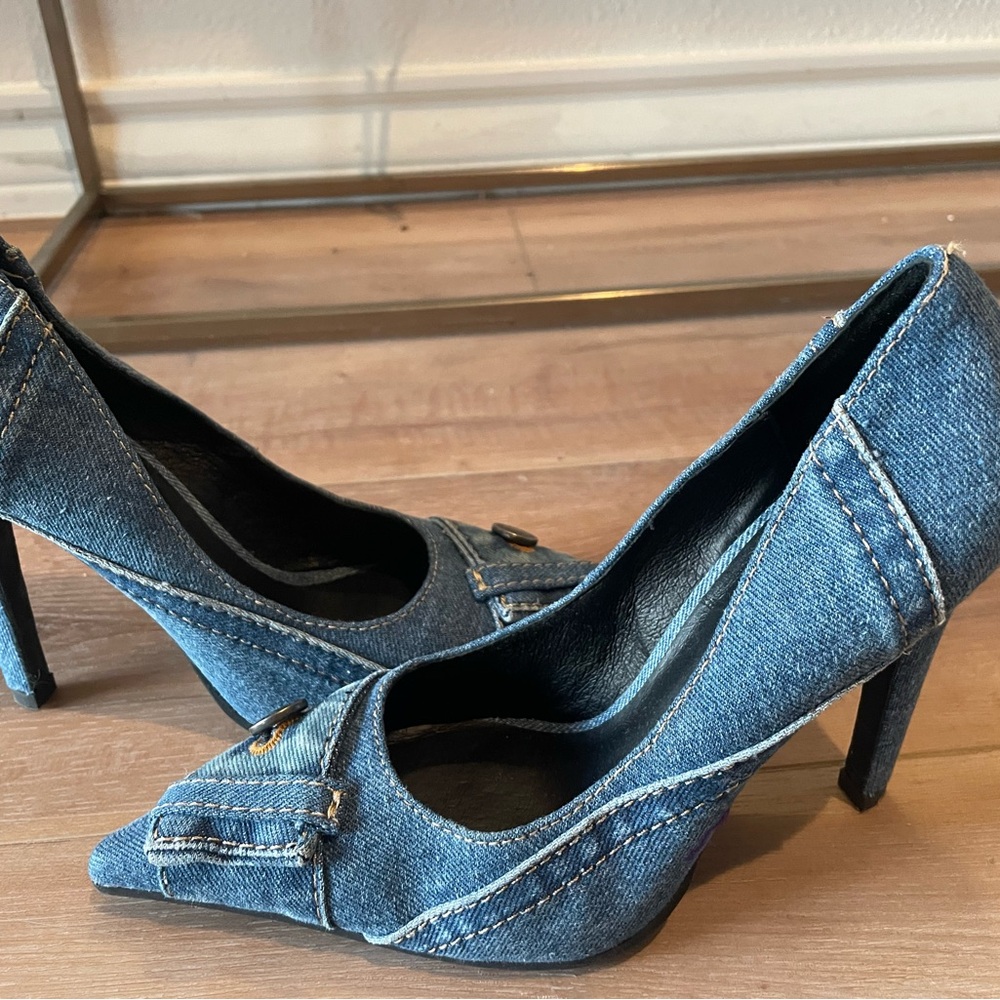 Jeffrey Campbell Blue Denim Heels